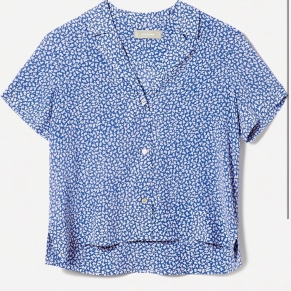 Everlane Floral Button Down Shirt